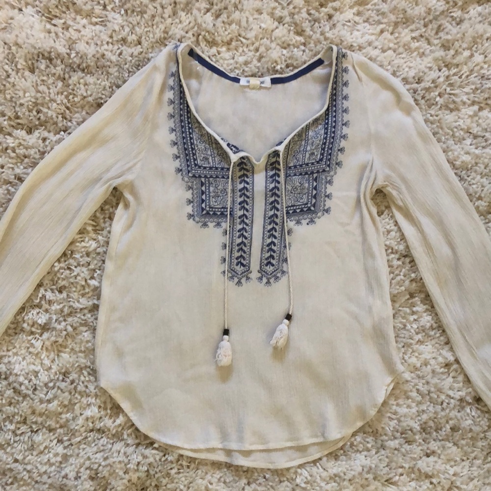 Flowy bohemian blouse